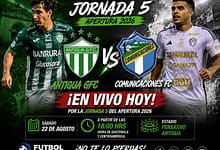 Antigua GFC vs Comunicaciones EN VIVO Apertura 2026 Liga Bantrab