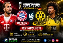 Bayern Munich vs Borussia Dortmund EN VIVO HOY por la Supercopa de Alemania 2026