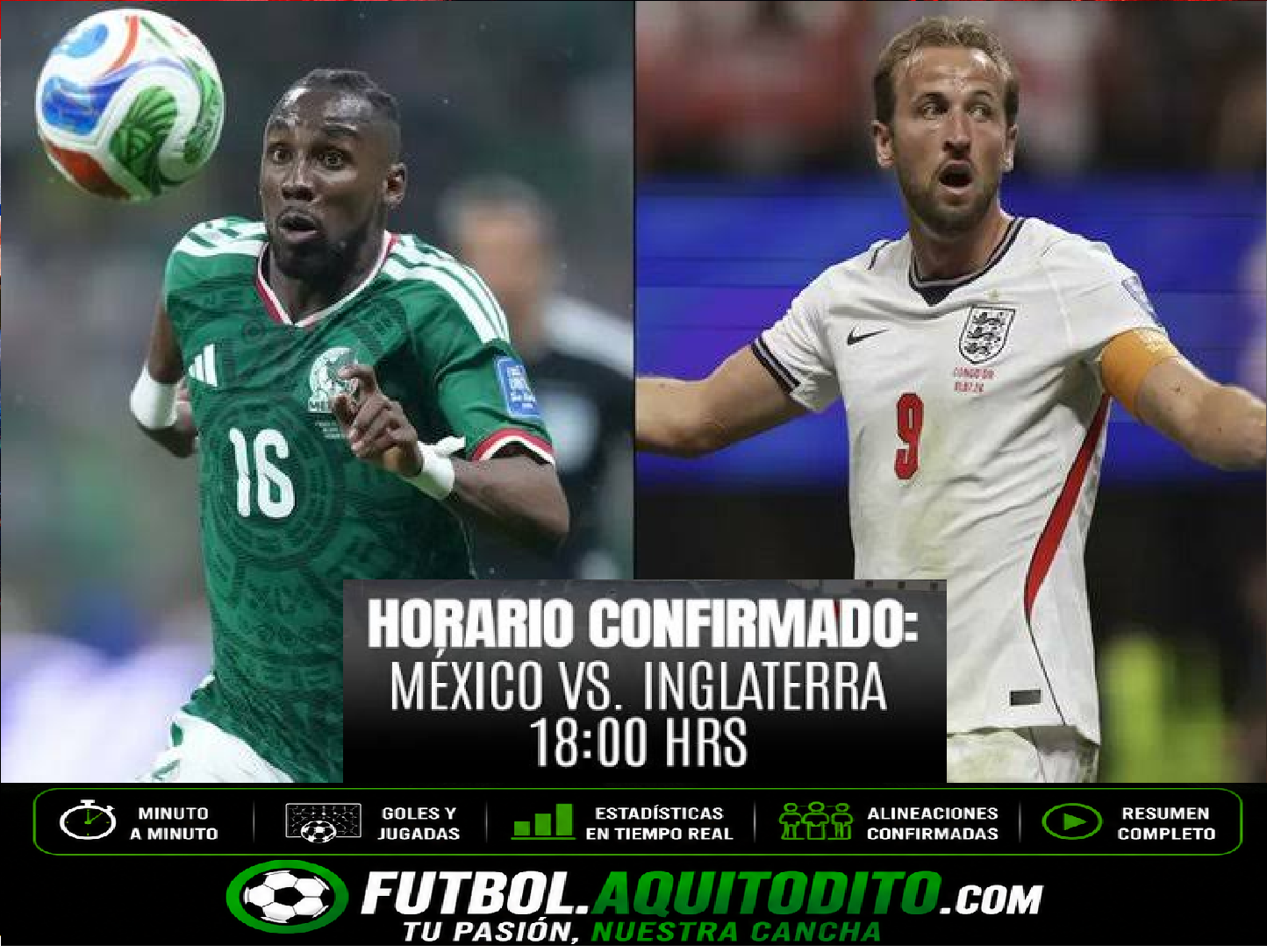 Mexico vs Inglaterra EN VIVO Mundial 2026